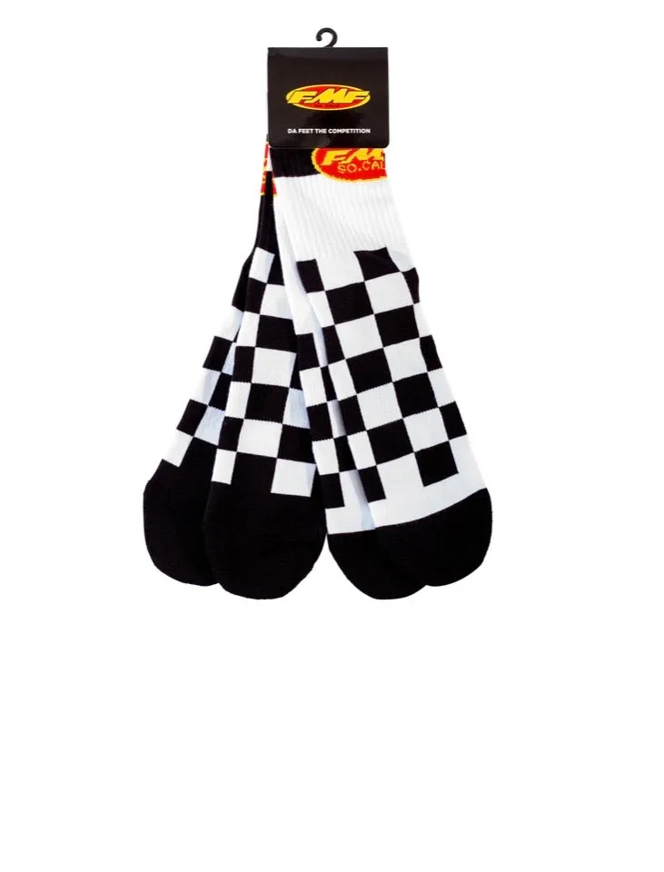 2 Pack FMF Checker Socks - Buy Now & Save