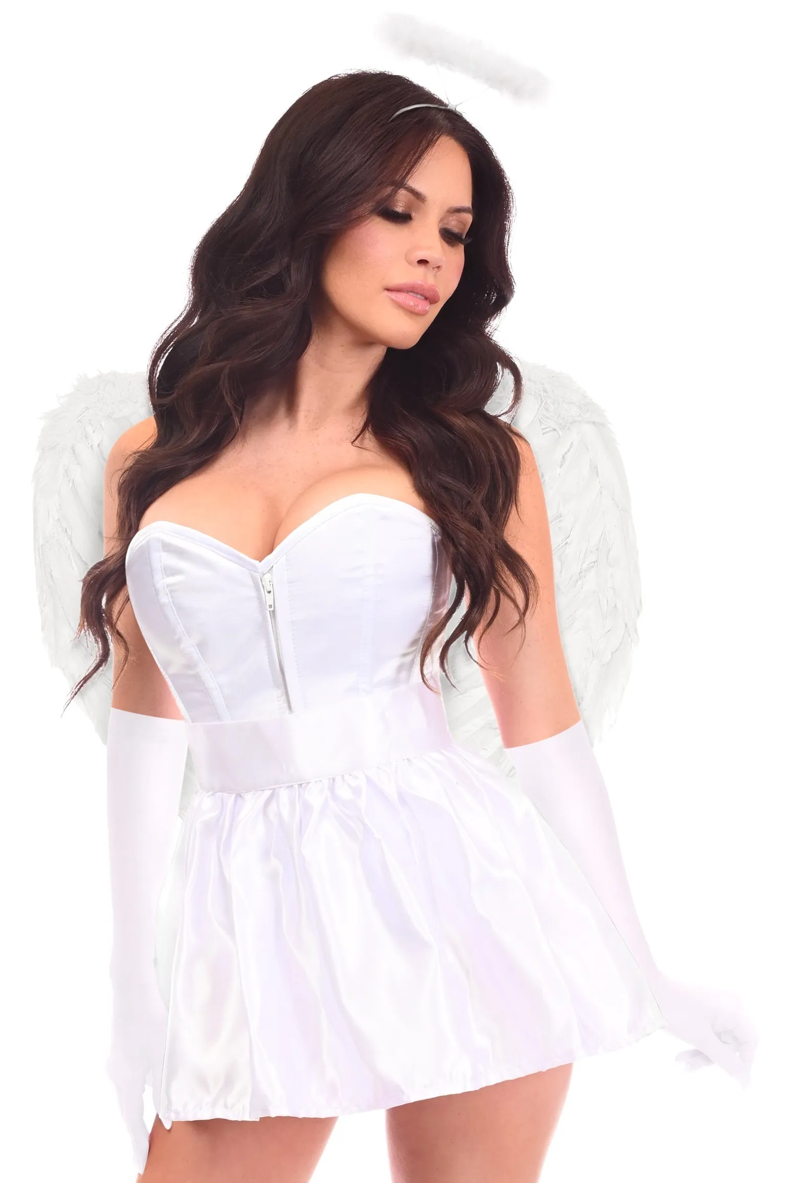 5 PC Sweet Angel Corset Costume