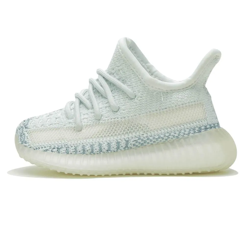 Adidas Yeezy Boost 350 V2 'Cloud White Non-Reflective' Children's Shoes