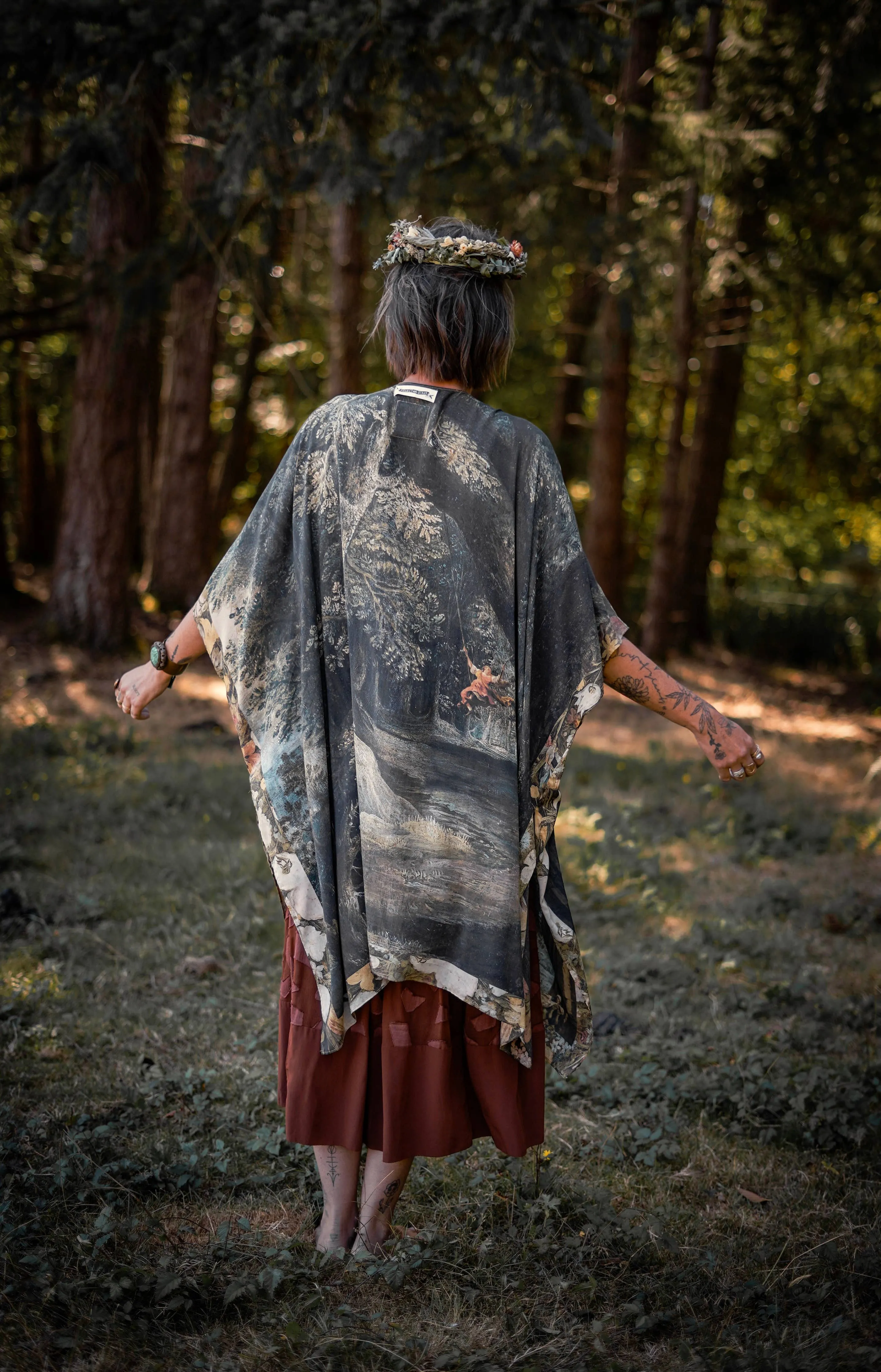 Air Castles Bohemian Bamboo Starduster Kimono