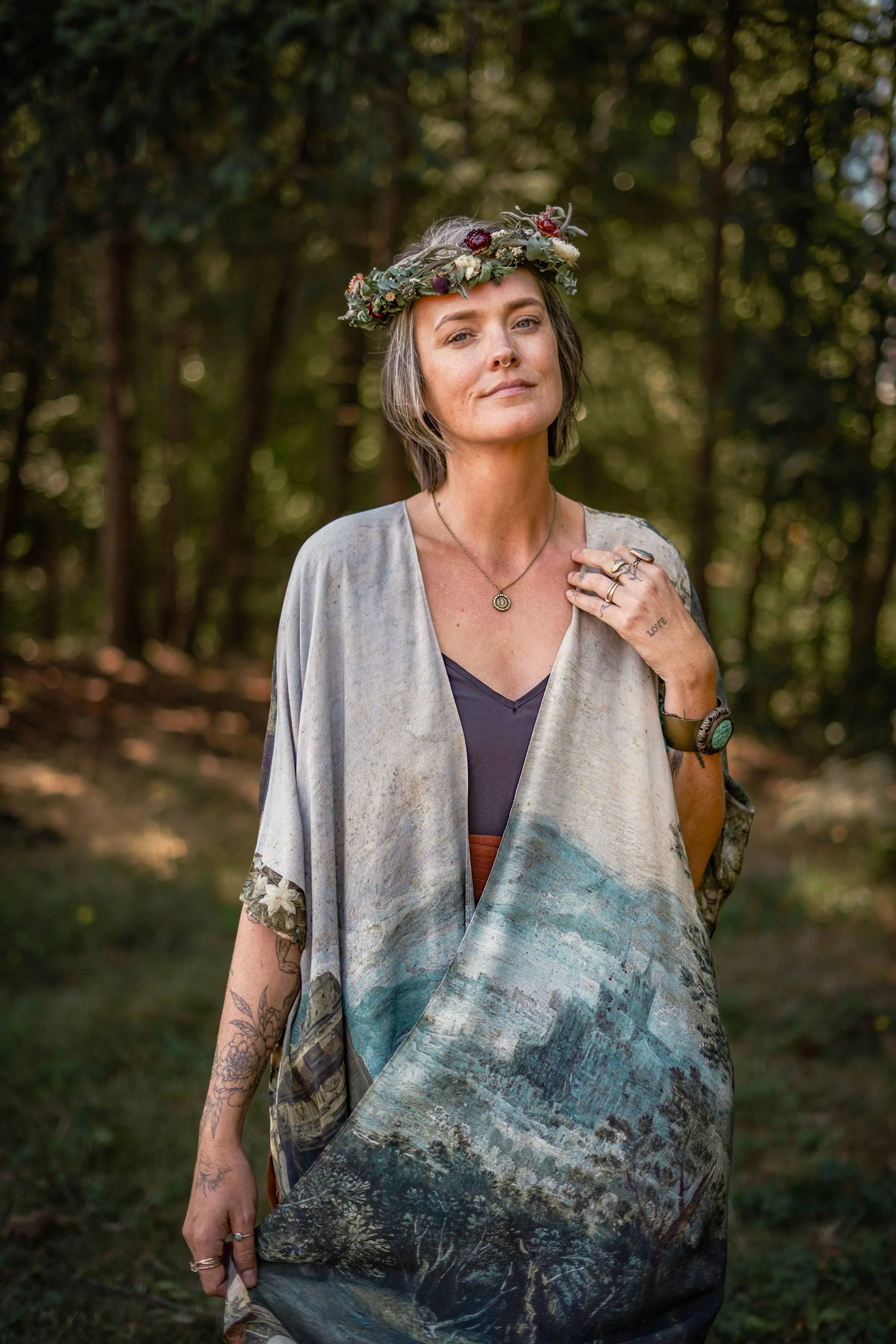 Air Castles Bohemian Bamboo Starduster Kimono