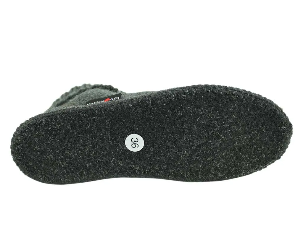 Anthracite Karl Haflinger Slippers