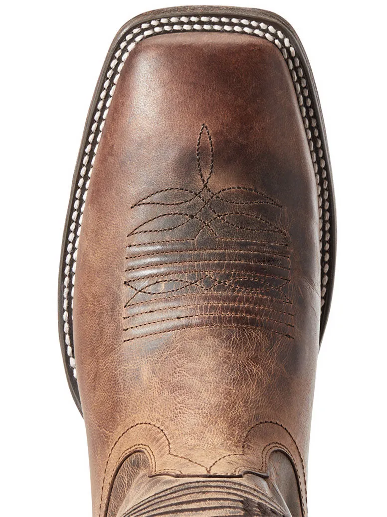 Ariat Men's Circuit Patriot Embroidery Flag Western Boot Tan