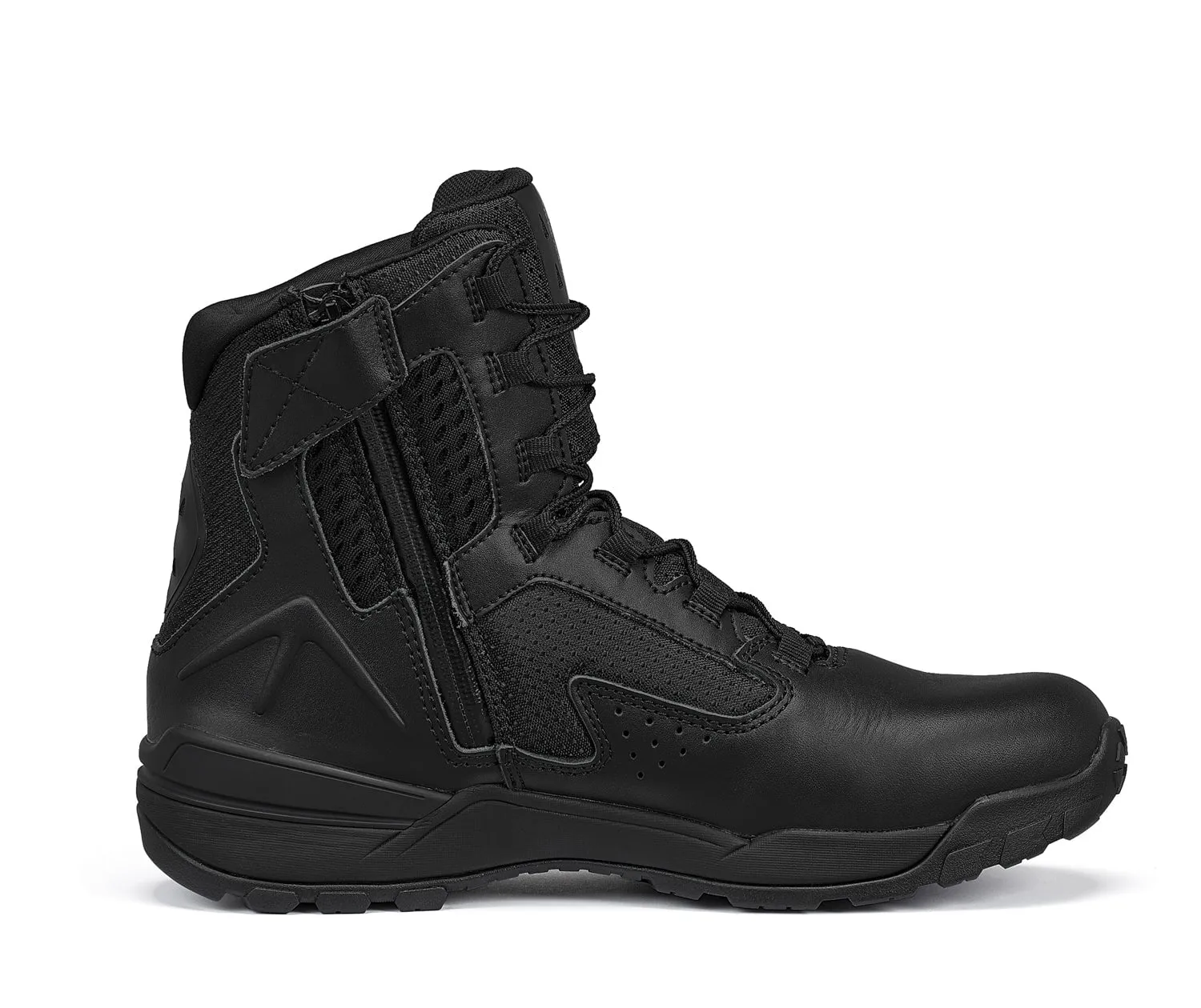 Belleville Black Leather Zip Tactical Military Boots