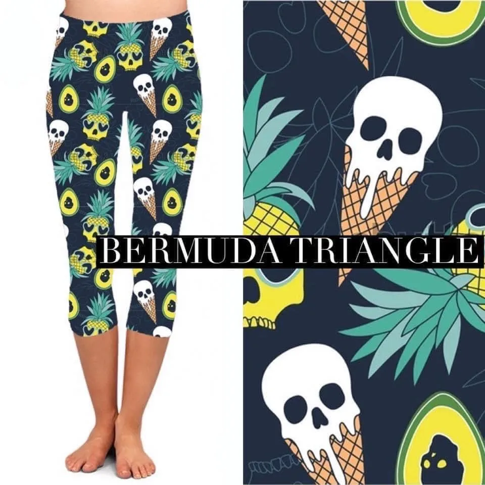 Bermuda Triangle Pocket Capri - Bermuda Triangle Capri Pants