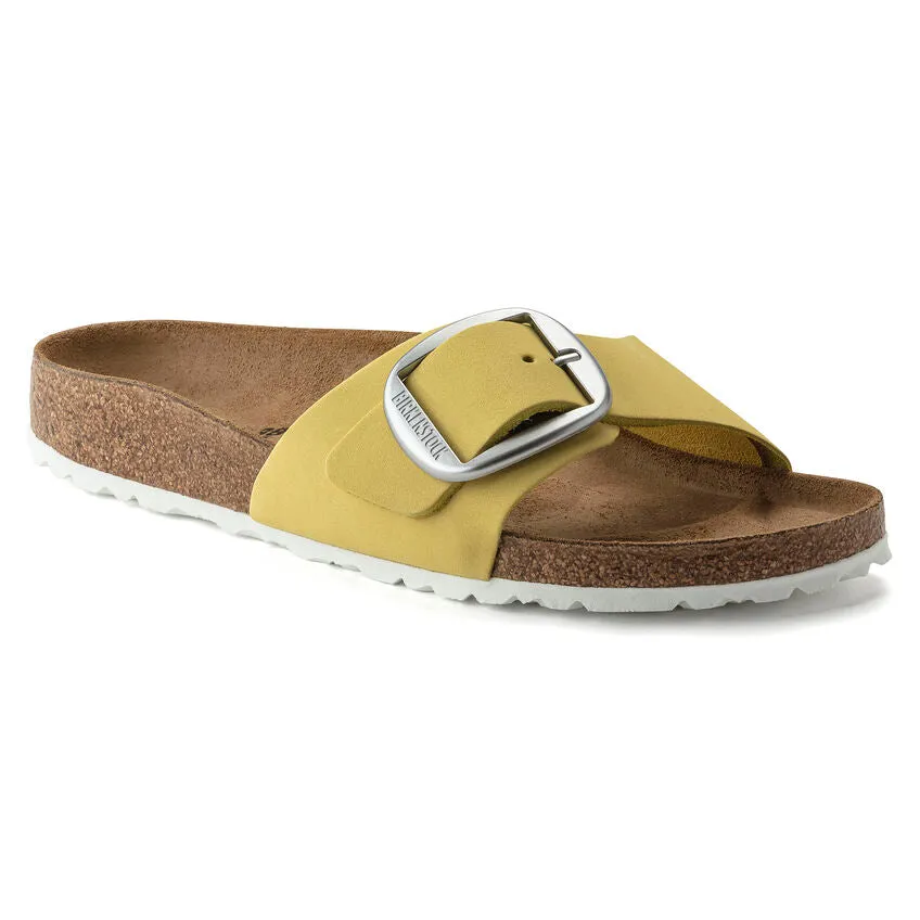 Birkenstock Madrid with Big Buckle in Nubuck