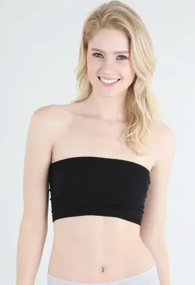 Black Bandeau Top.