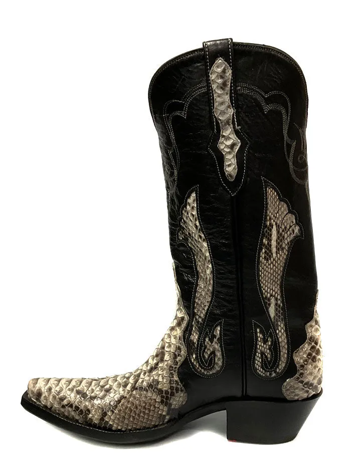 Black Jack 1444 Mens Python Snake Boots Natural - Shop now!