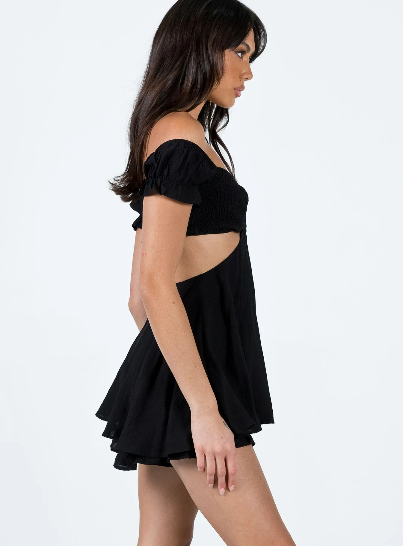 Black Kezian Romper