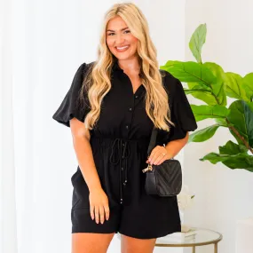 Black Midnight Muse Romper - Shop Now!