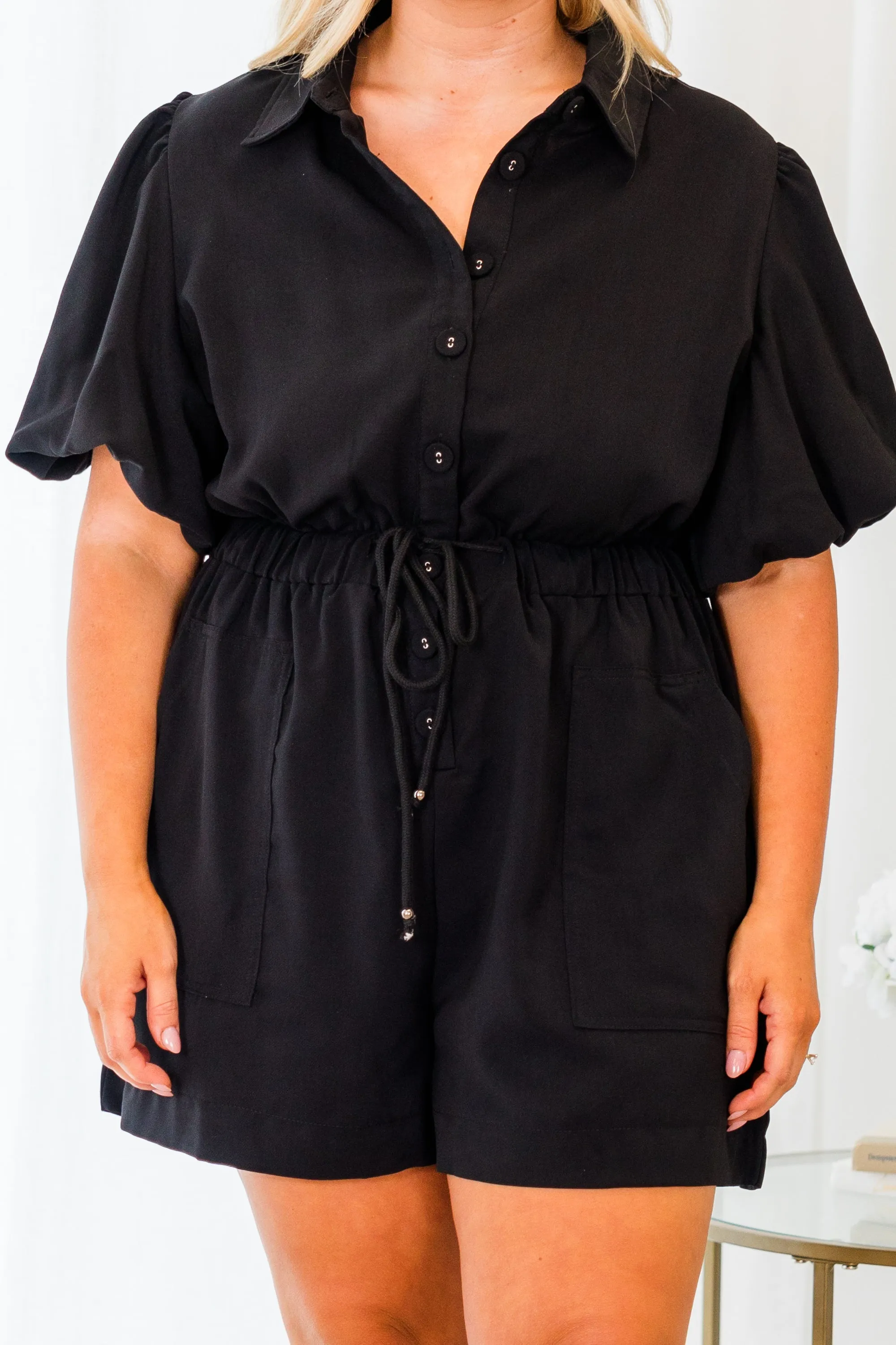 Black Midnight Muse Romper - Shop Now!