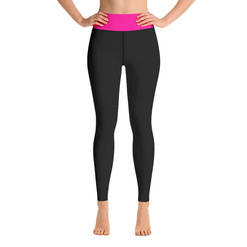 Black Neon Yoga Leggings