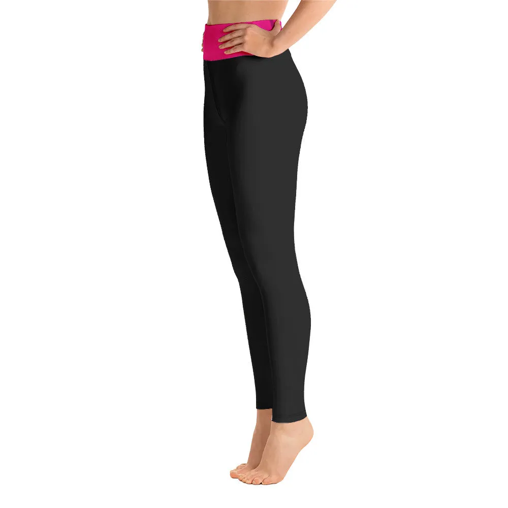 Black Neon Yoga Leggings