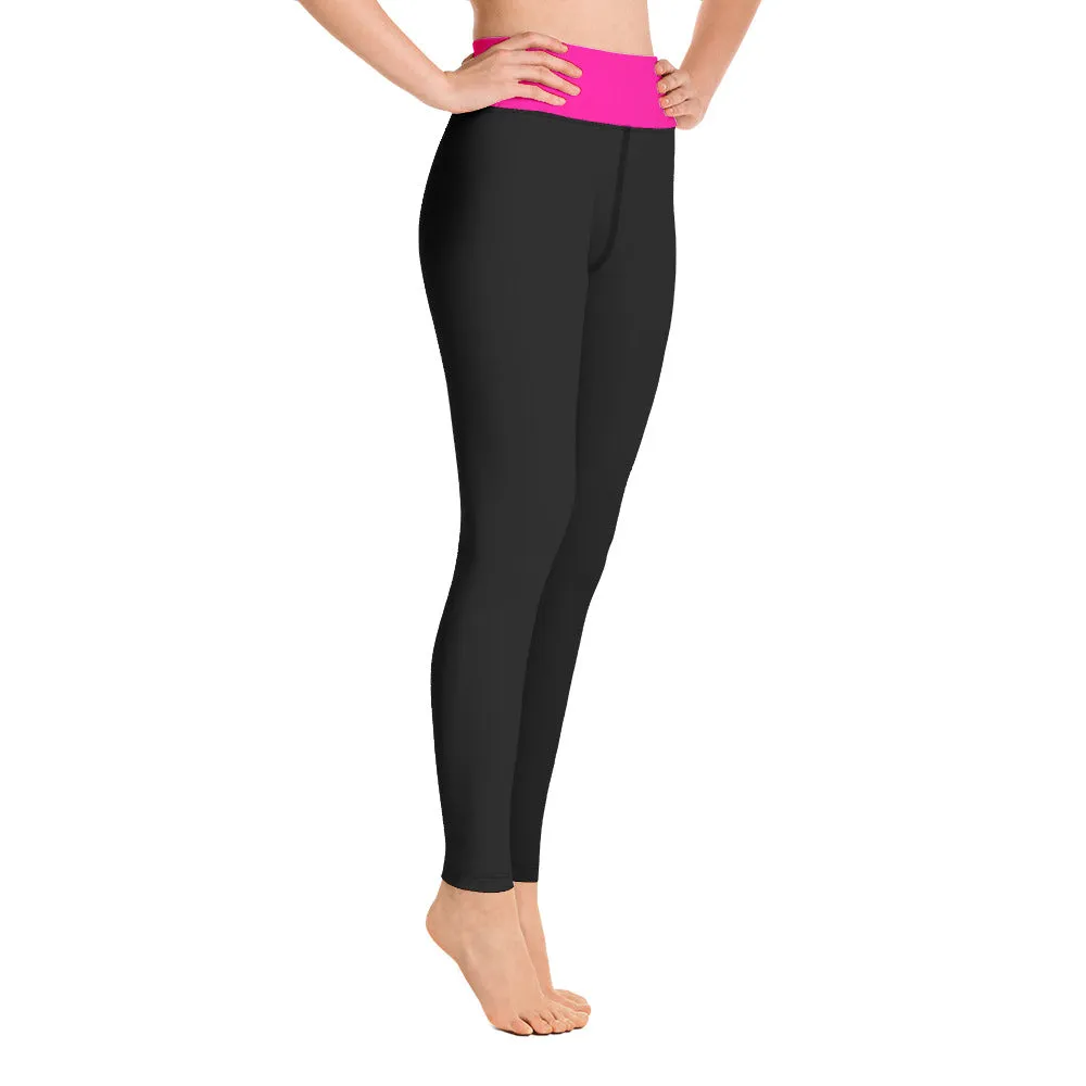 Black Neon Yoga Leggings