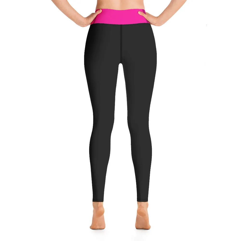 Black Neon Yoga Leggings