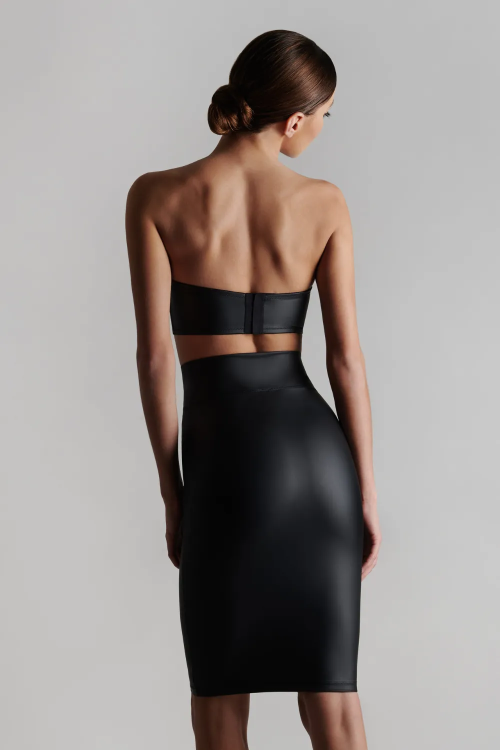 Black Room Strapless Bra and Skirt