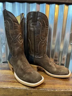 Blake Chocolate Rough Out Brown Tops Mule Barn Boots