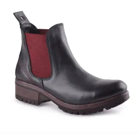 Buenos Florida Leather Chelsea Boot | Mustard Black Red