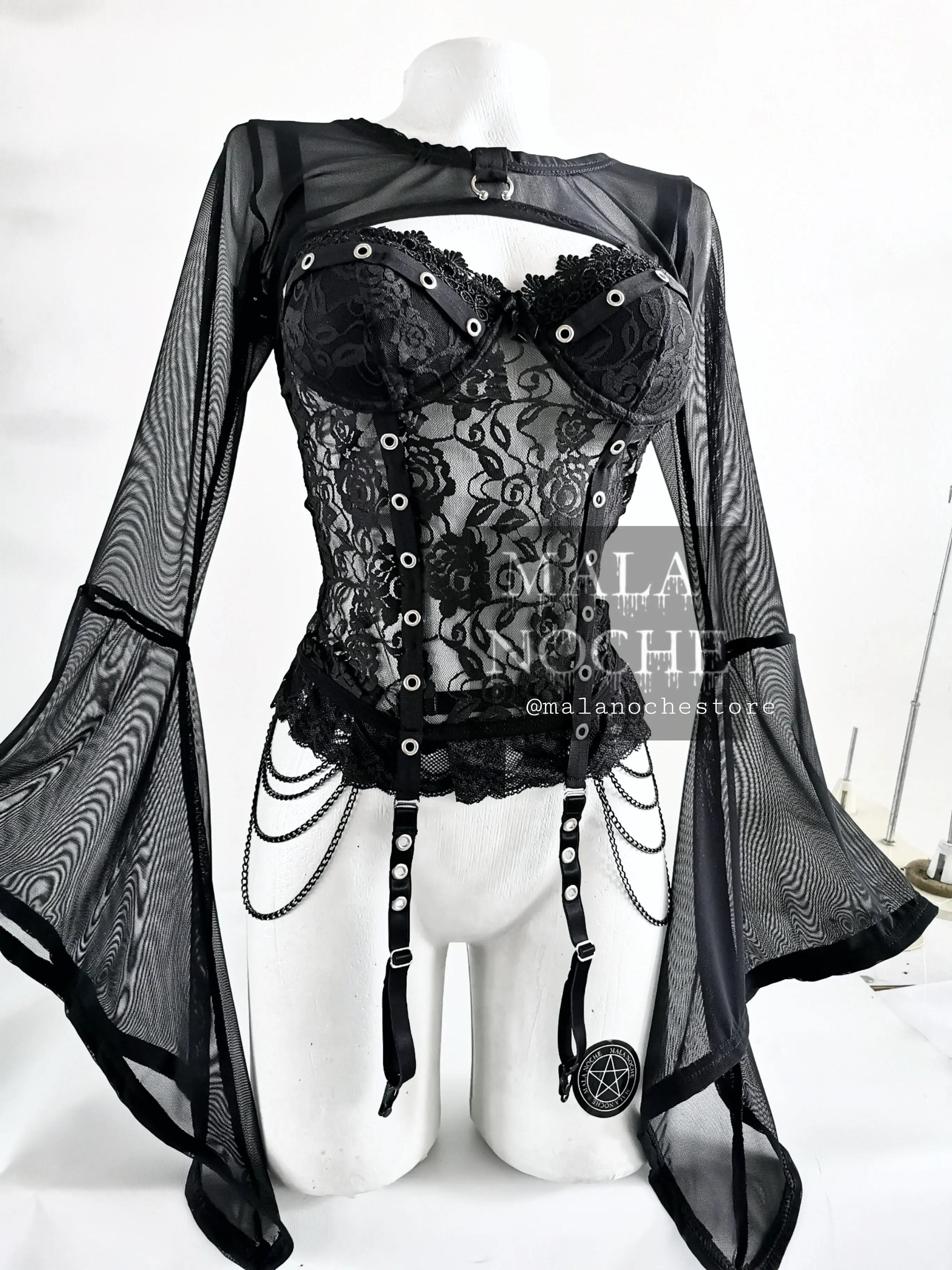 Bustier Nocturnal - Buy Separately Manga and Harness