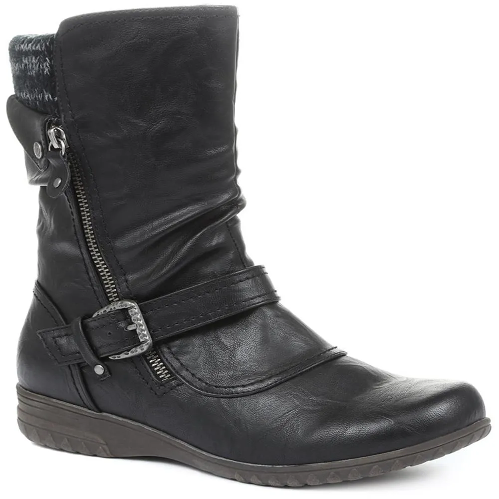 Calf Boots - WBINS32041 / 318 906: Stylish and Versatile Footwear