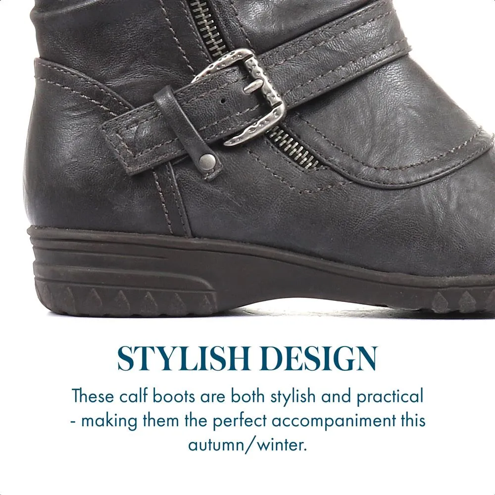 Calf Boots - WBINS32041 / 318 906: Stylish and Versatile Footwear