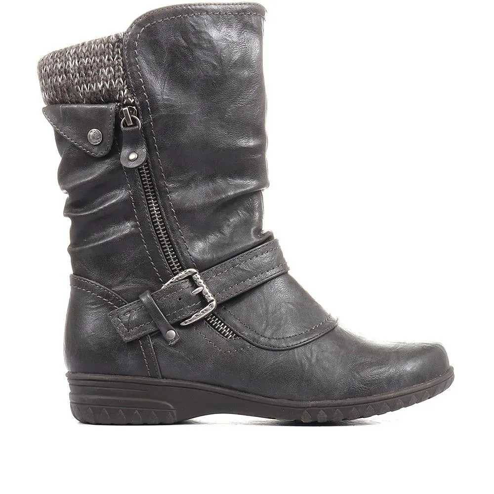 Calf Boots - WBINS32041 / 318 906: Stylish and Versatile Footwear