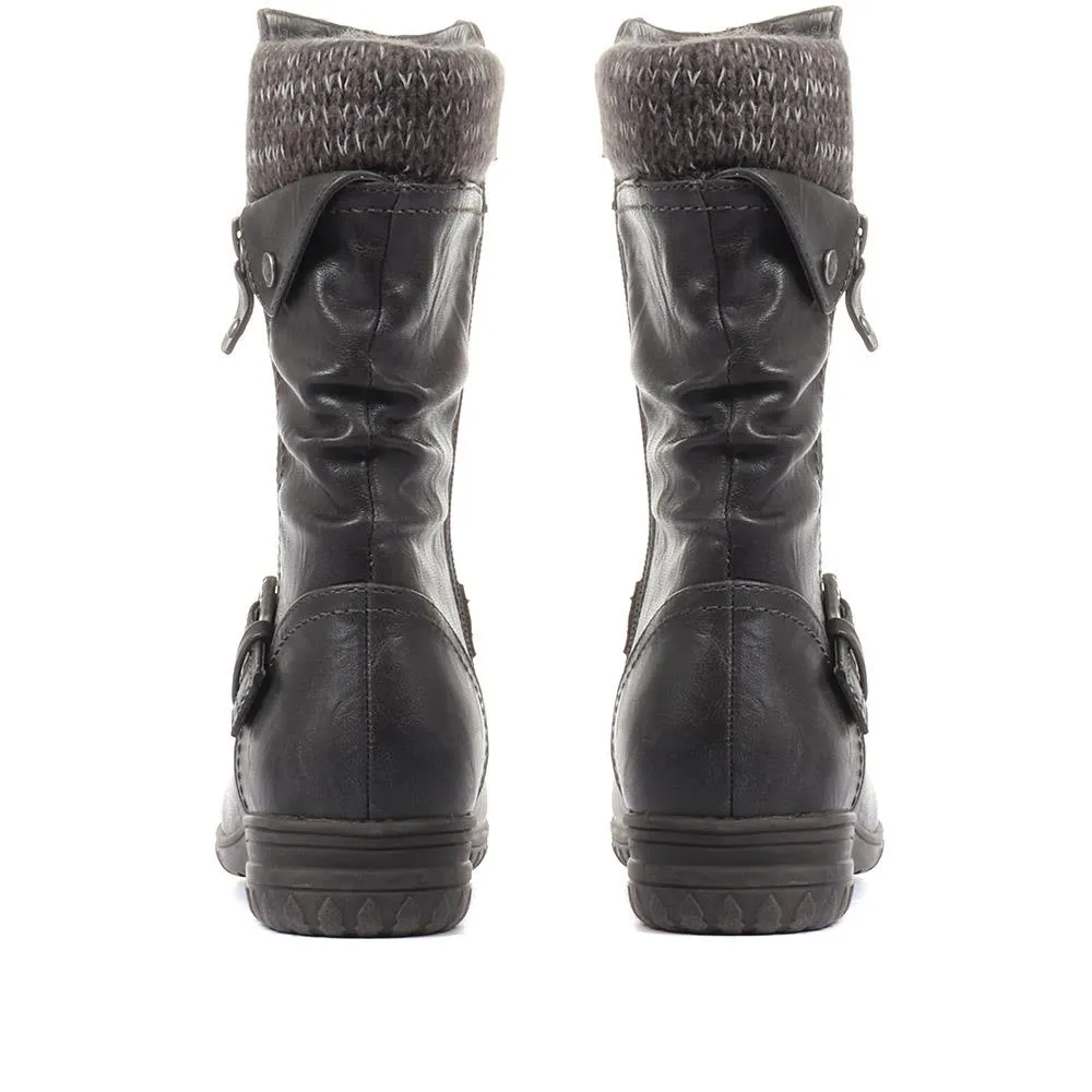 Calf Boots - WBINS32041 / 318 906: Stylish and Versatile Footwear