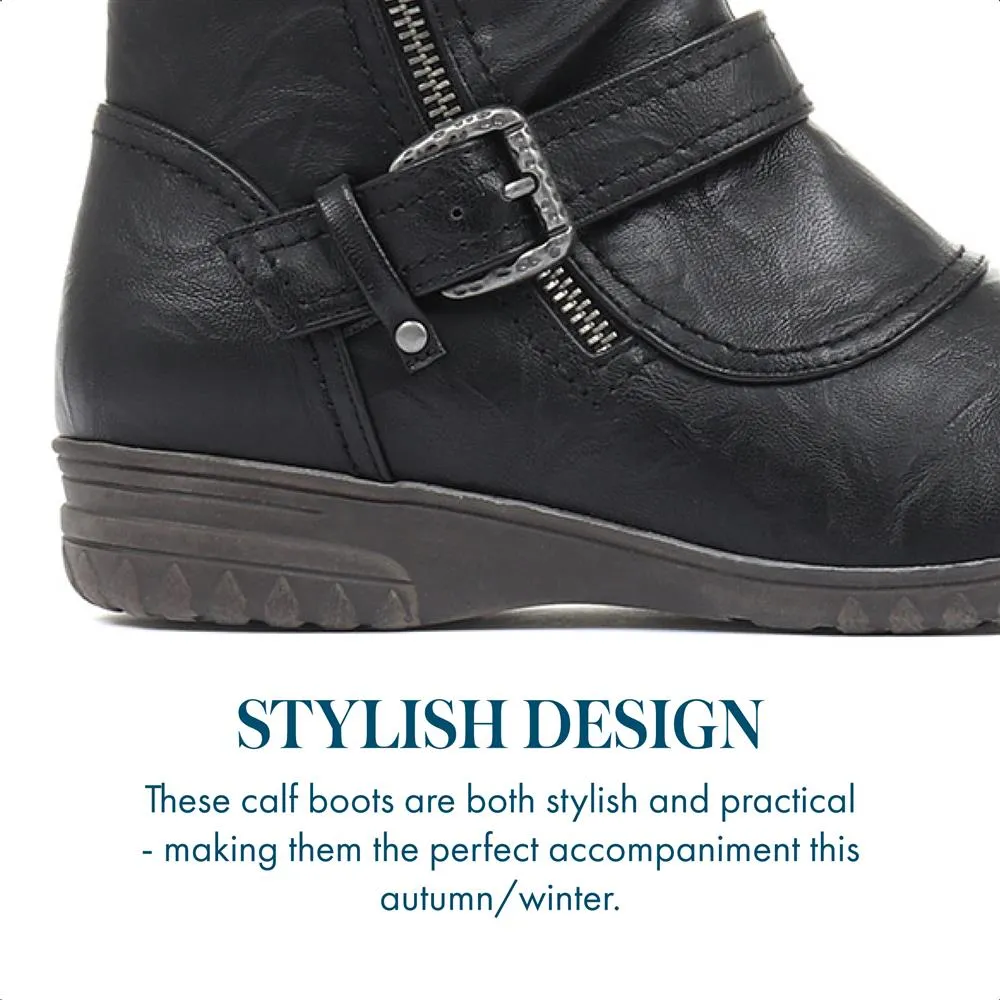 Calf Boots - WBINS32041 / 318 906: Stylish and Versatile Footwear