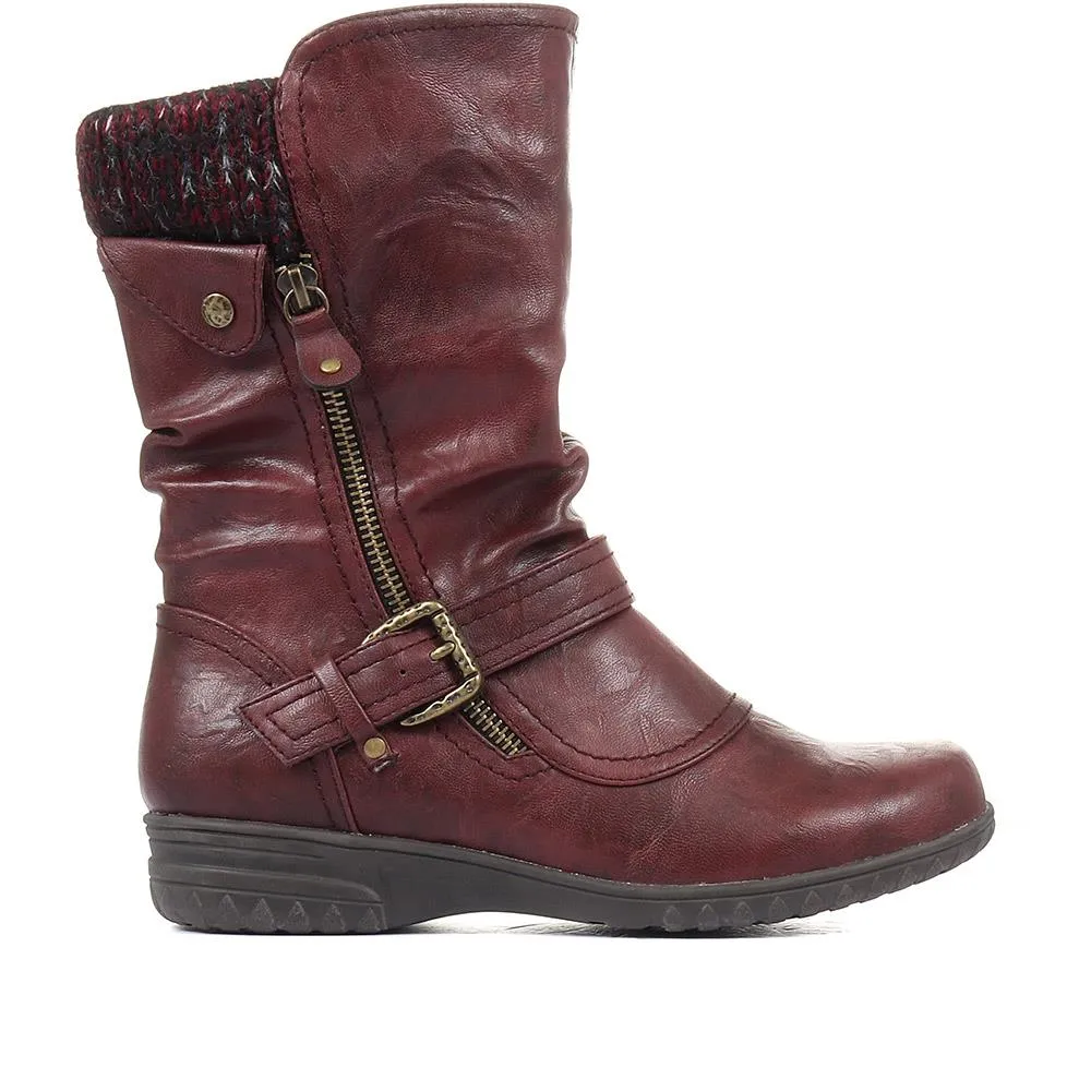 Calf Boots - WBINS32041 / 318 906: Stylish and Versatile Footwear