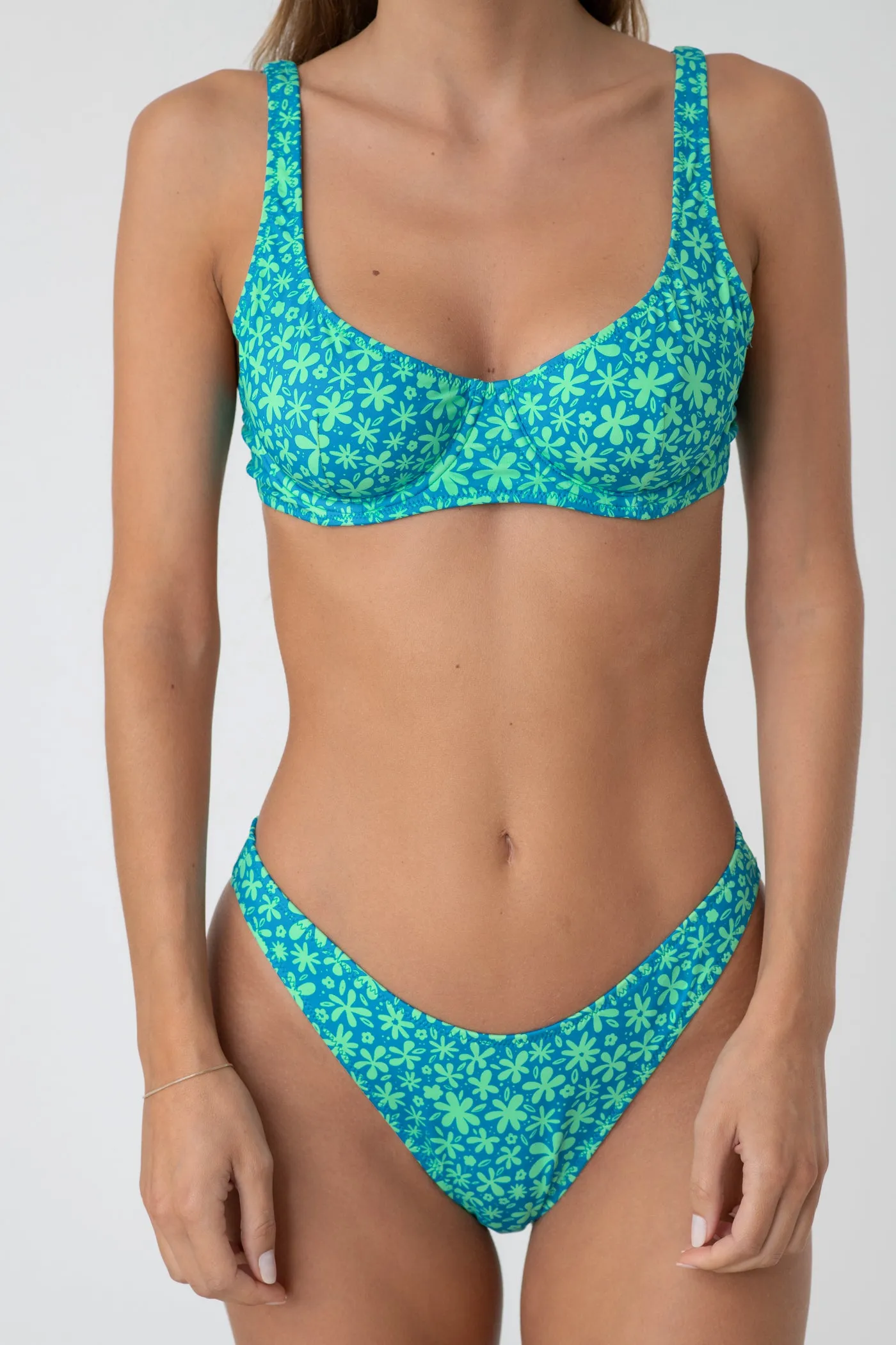 Capri Crop Top (Ocean Dream)