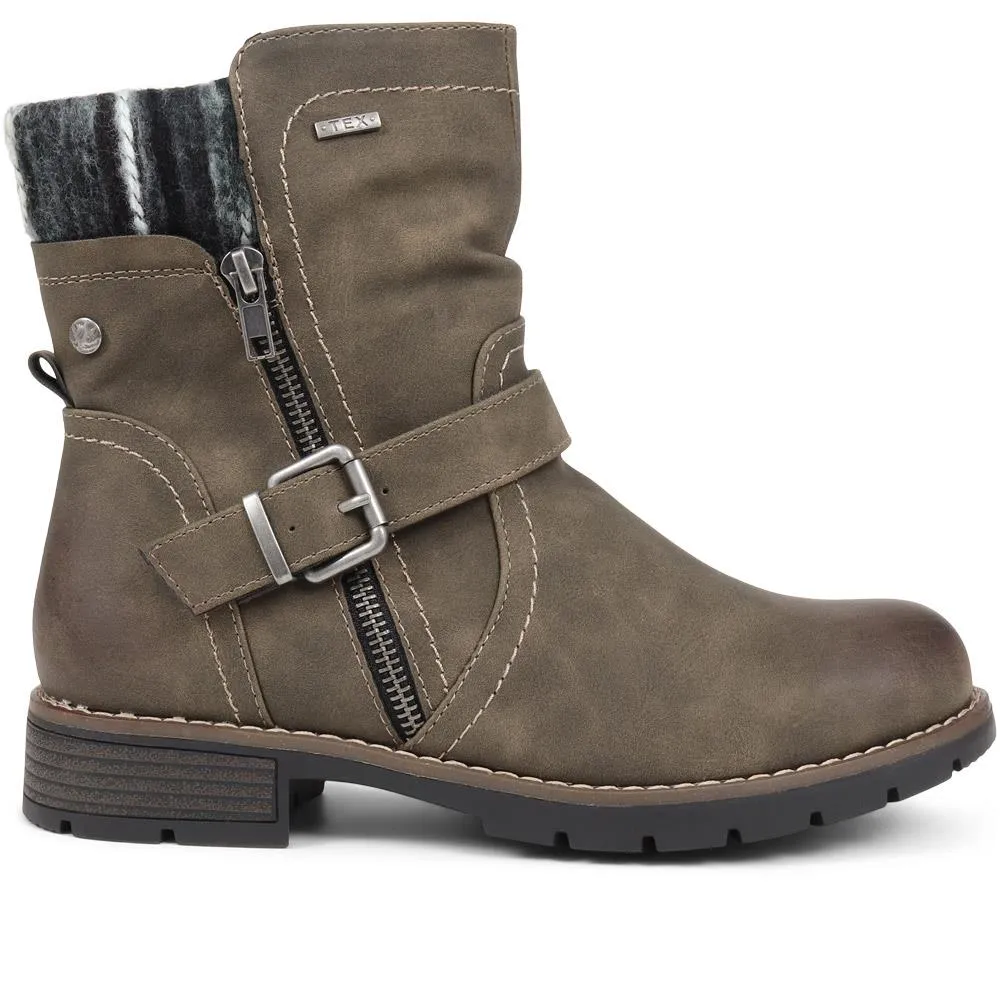 Casual Biker Boots - WBINS38033 / 324 161