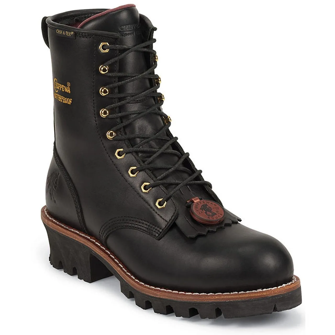 Chippewa 8 Inch Insulated Waterproof Steel Toe Logger Boots