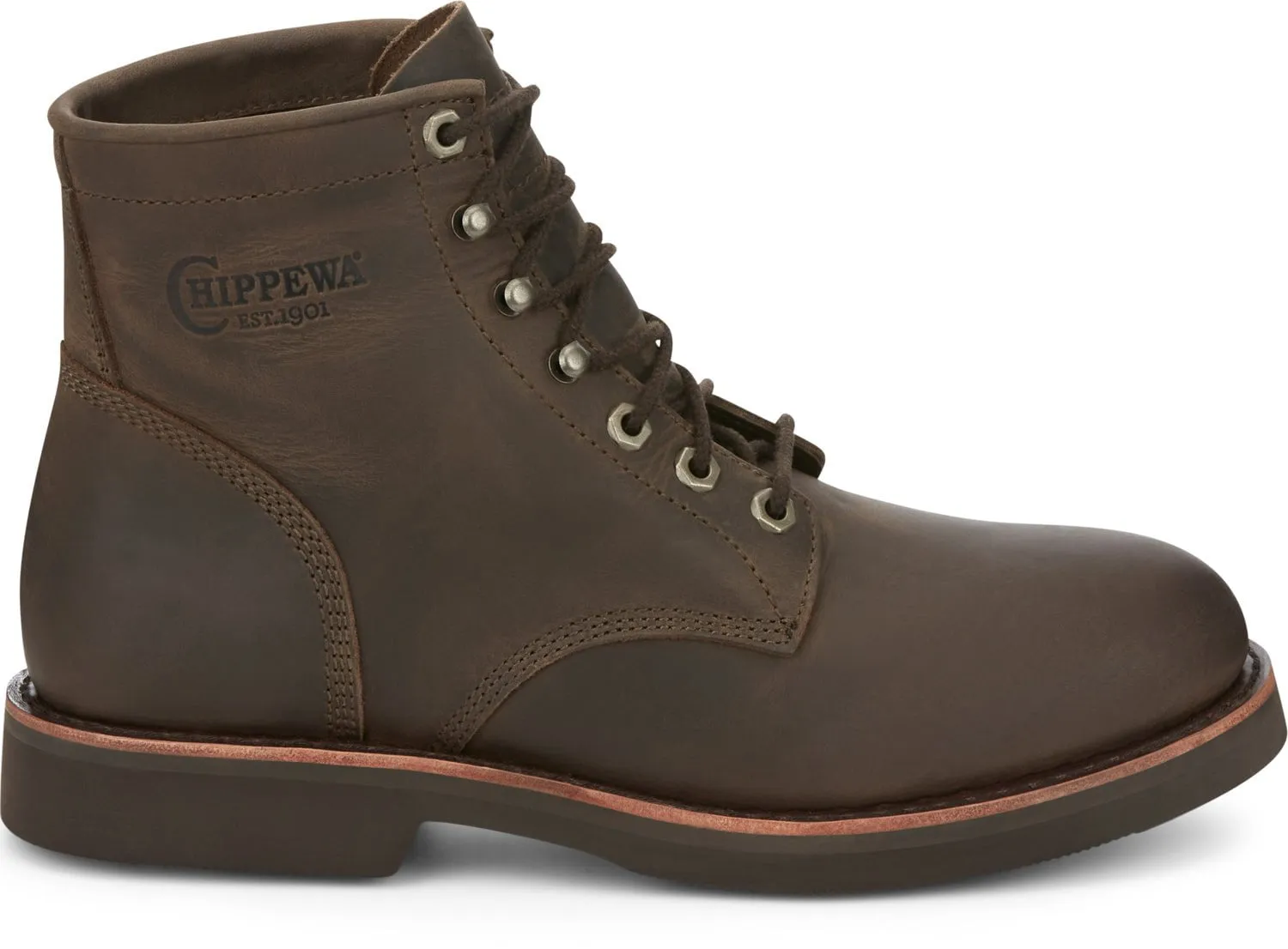 Chippewa Men's Classic 2.0 6-inch Wood Leather Work Boots