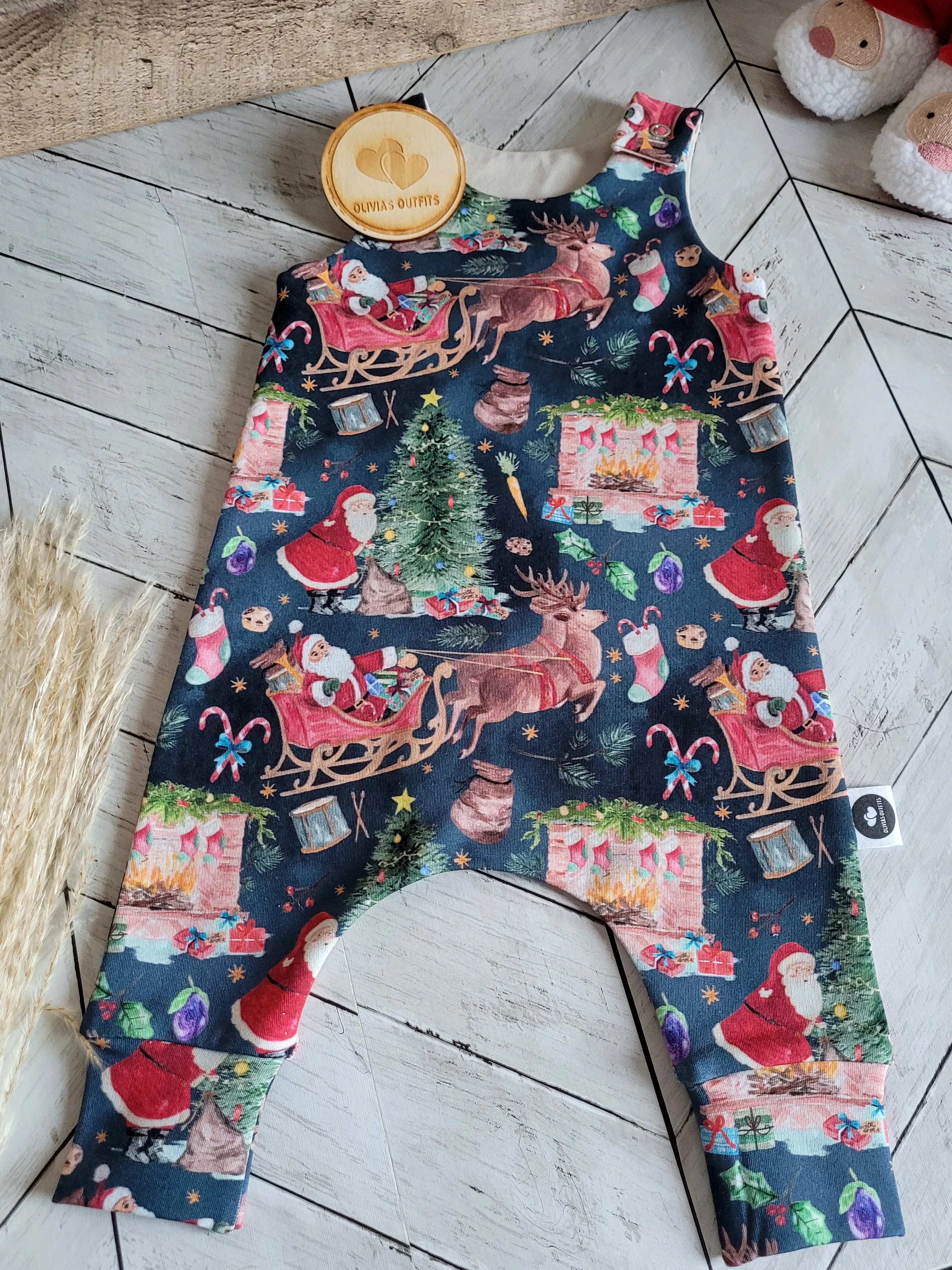 Christmas romper 3-6 months