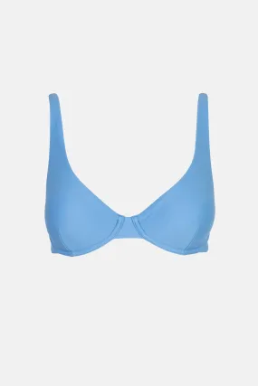 Classic Blue Underwire Top