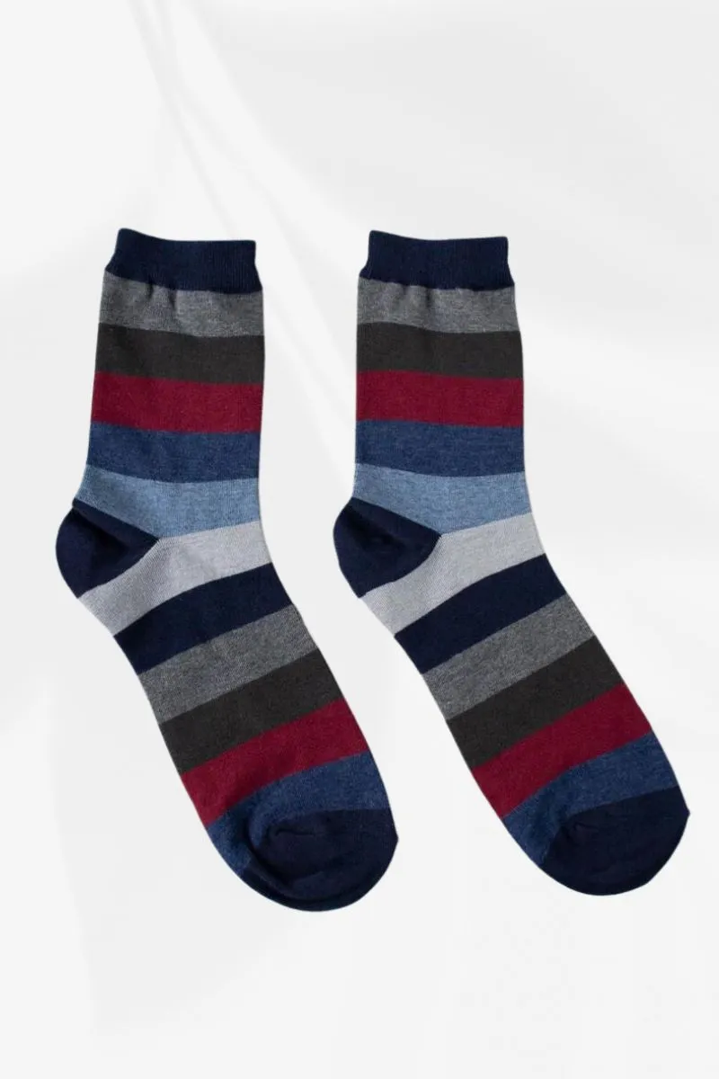 Color Block Men's Socks