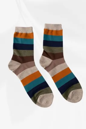 Color Block Men's Socks