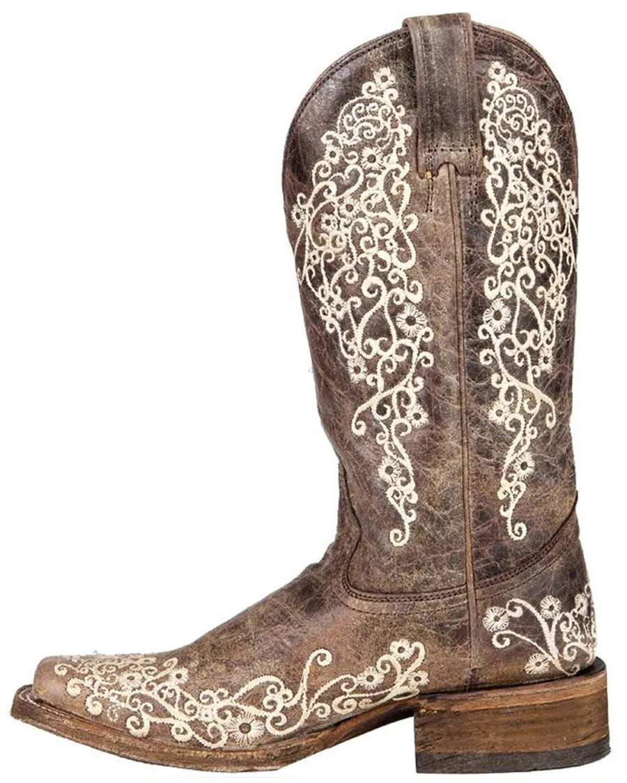 Crater Embroidered Boots for Women.