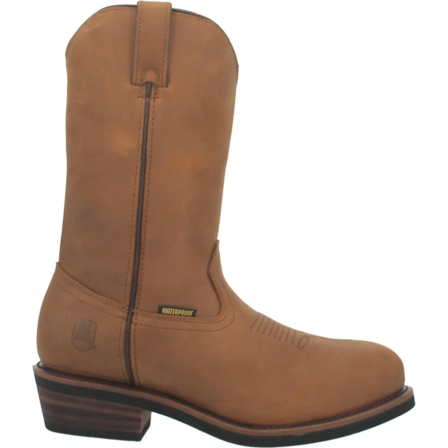 Dan Post Albuquerque Waterproof Work Boots for Men - Brown Leather