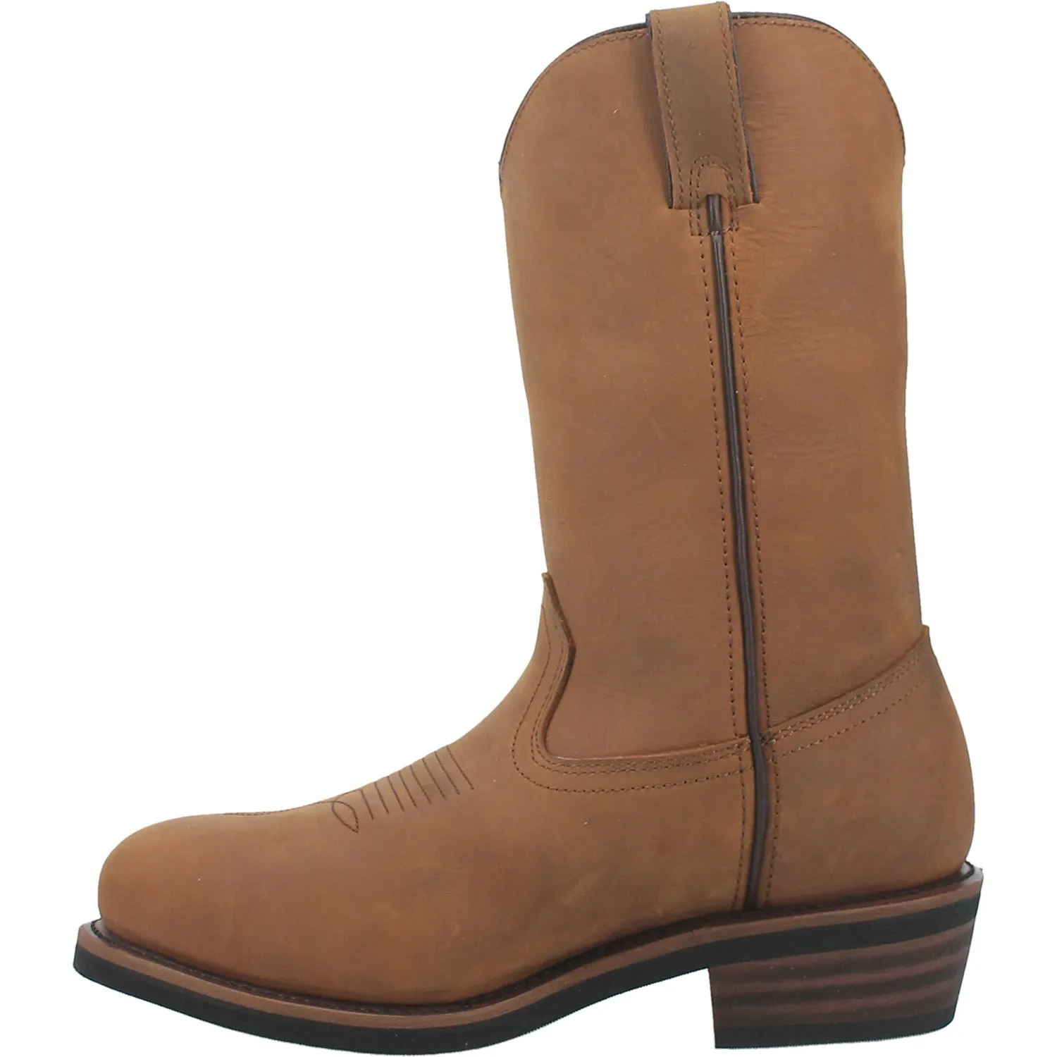 Dan Post Albuquerque Waterproof Work Boots for Men - Brown Leather