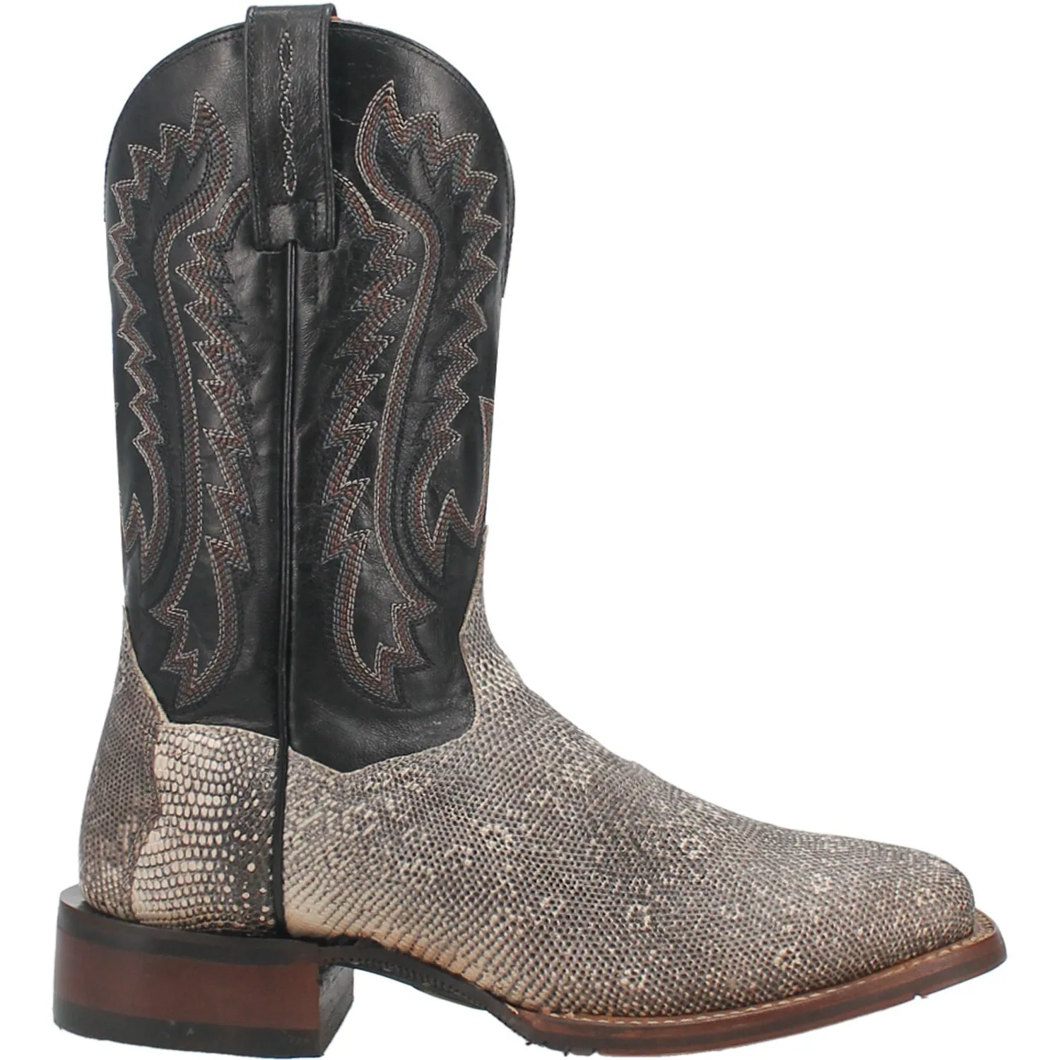 Dan Post Men's Elgin Natural/Black Lizard Western Boots