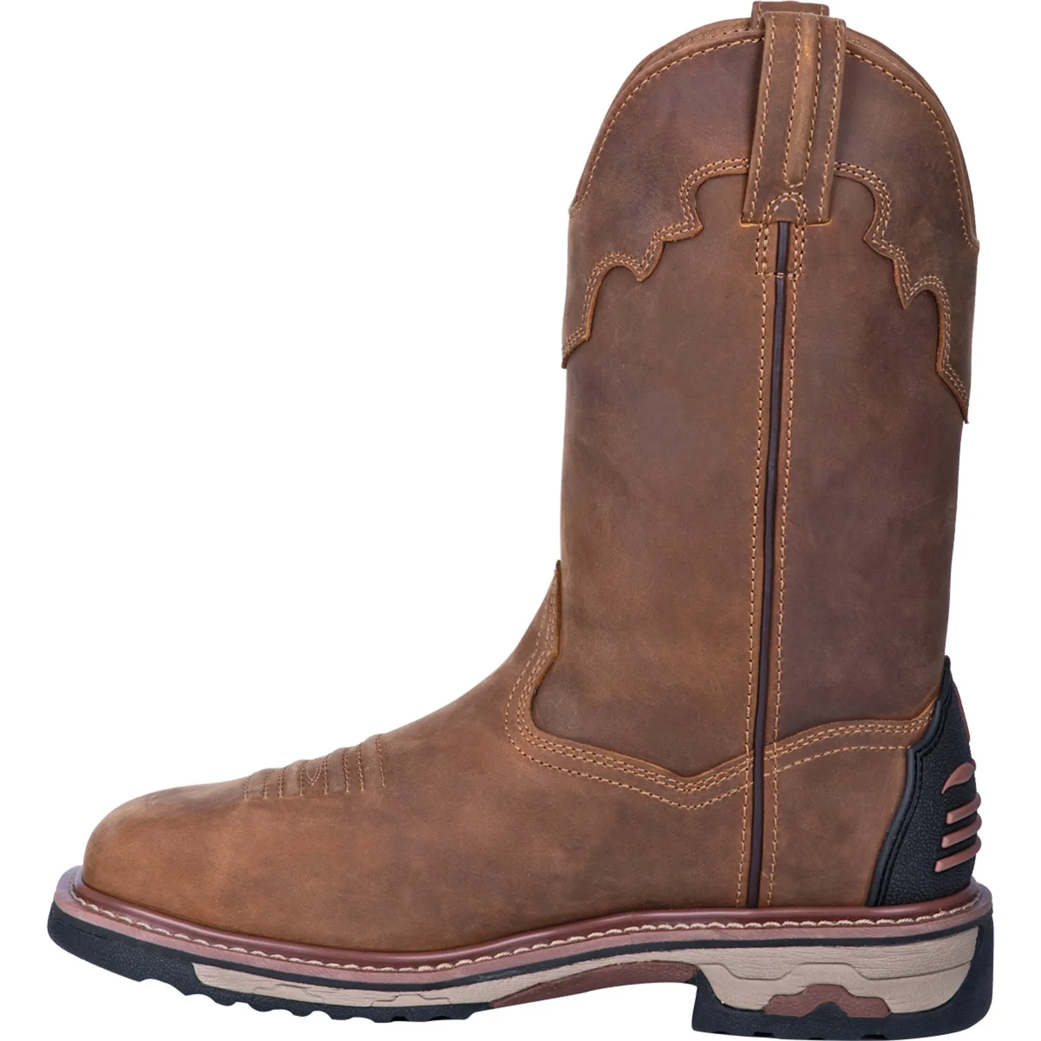 Dan Post Men's Waterproof Cowboy Boots Leather Saddle Tan