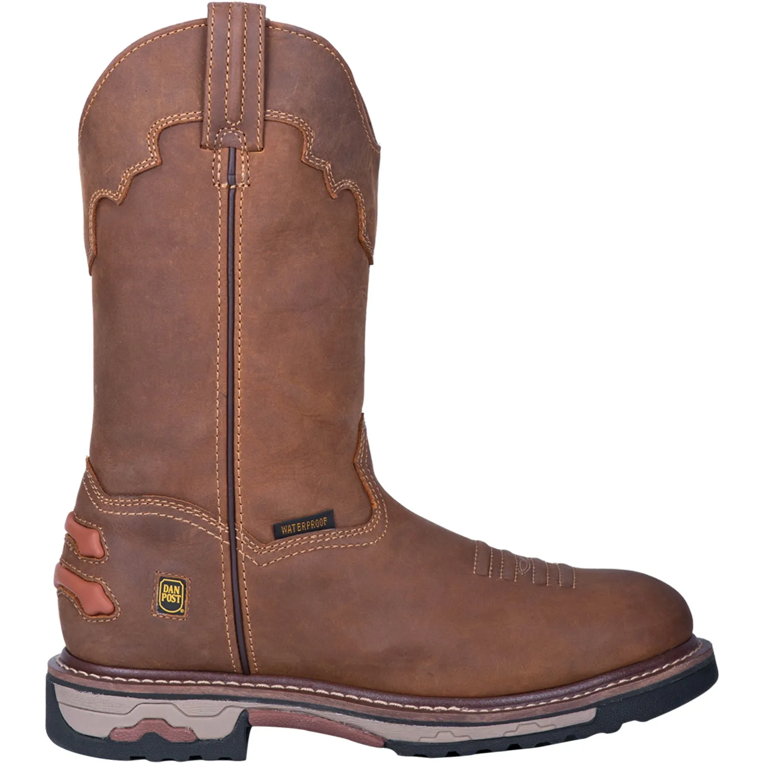 Dan Post Men's Work Boots Leather Saddle