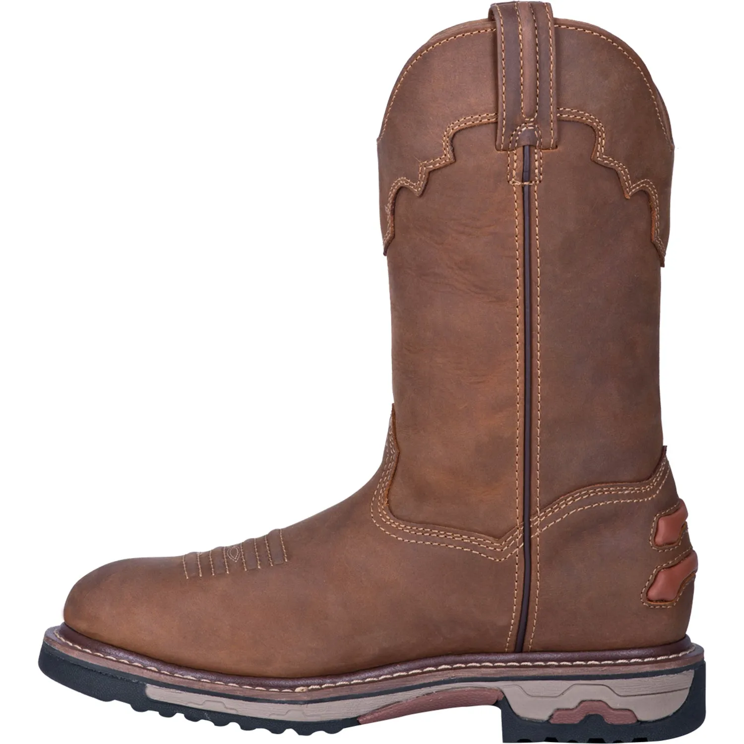 Dan Post Men's Work Boots Leather Saddle