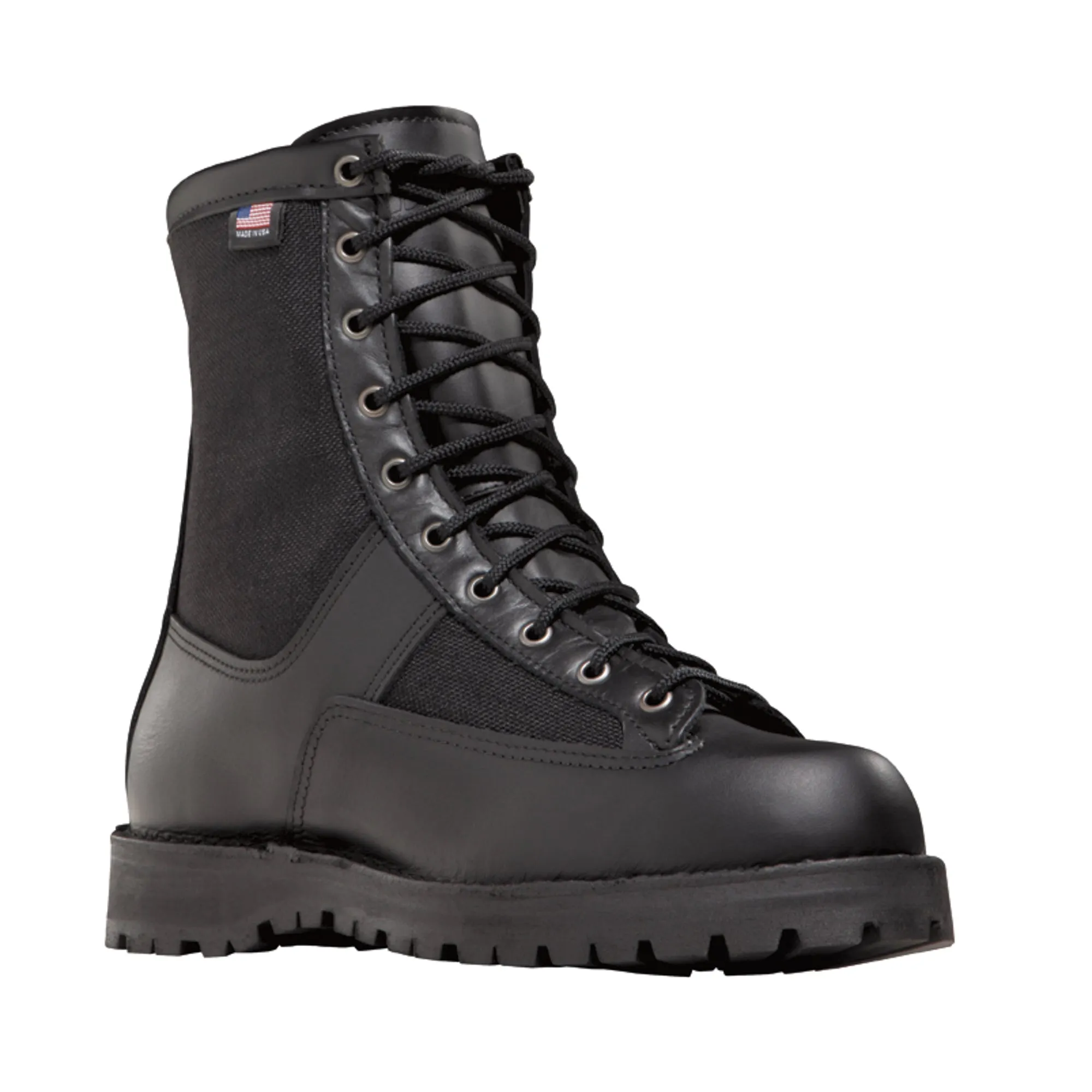 Danner Acadia 8 Inch 200G Black Leather Goretex Military Boots