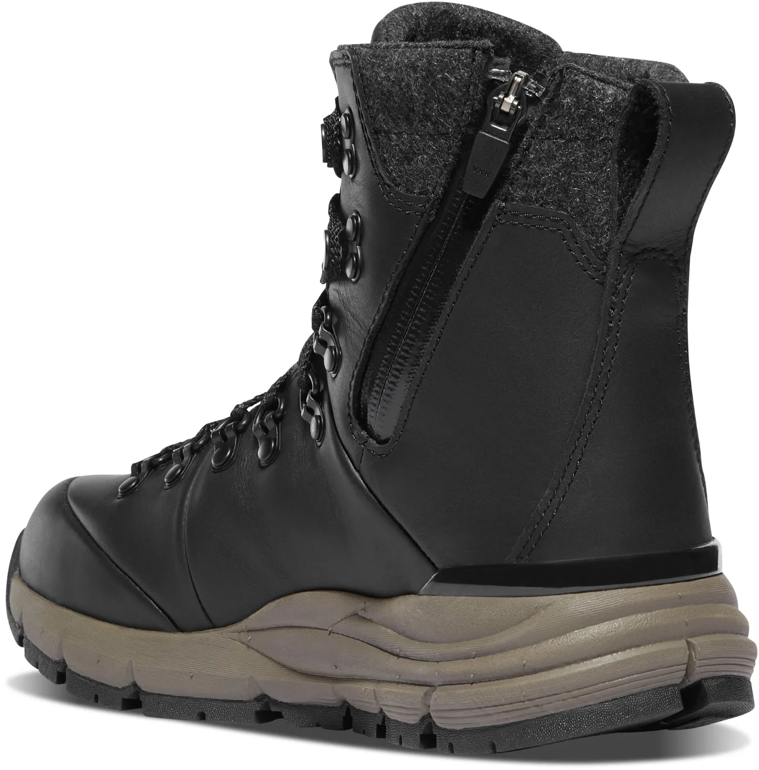 Danner Arctic 600 Side-Zip 7in FG 200G Hiking Boots - Jet Black/Mojave