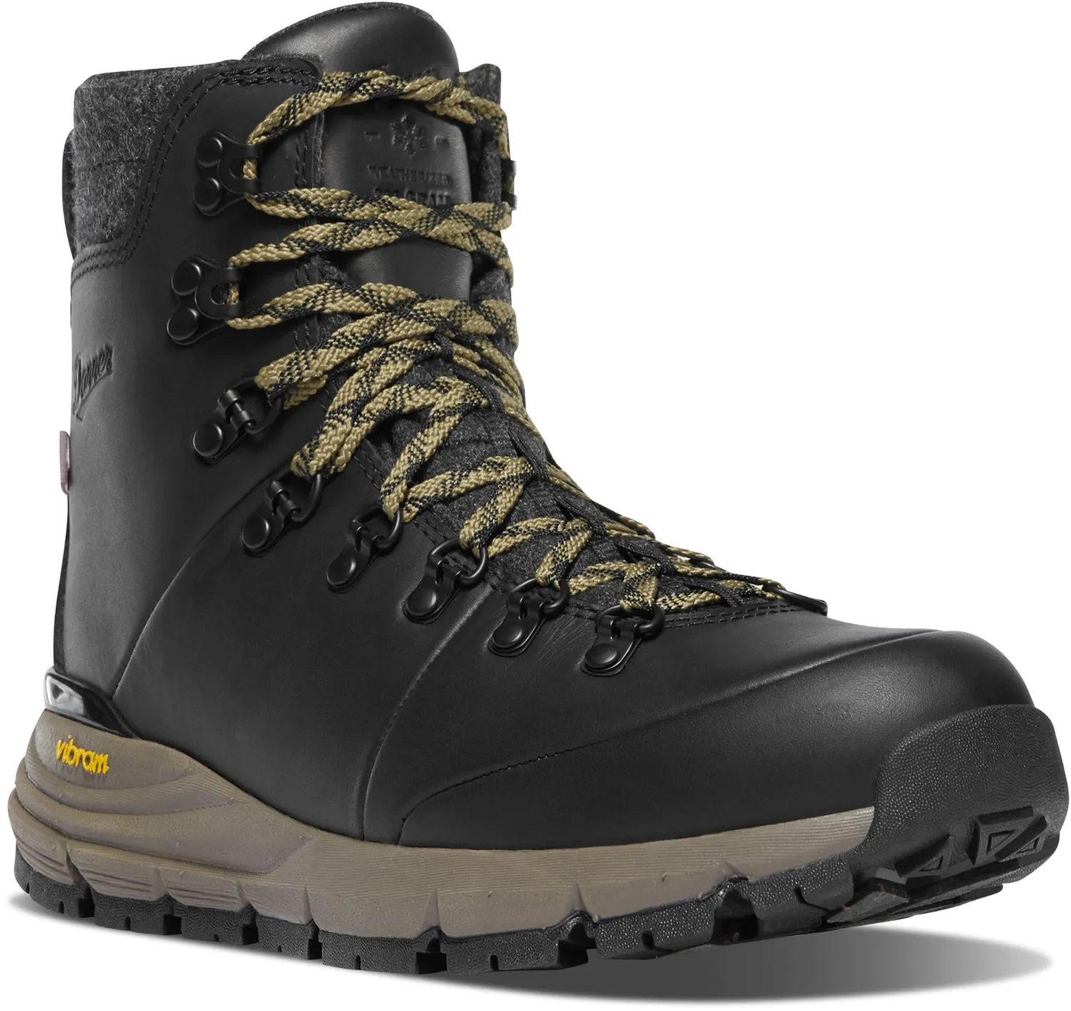 Danner Arctic 600 Side-Zip 7in FG 200G Hiking Boots - Jet Black/Mojave