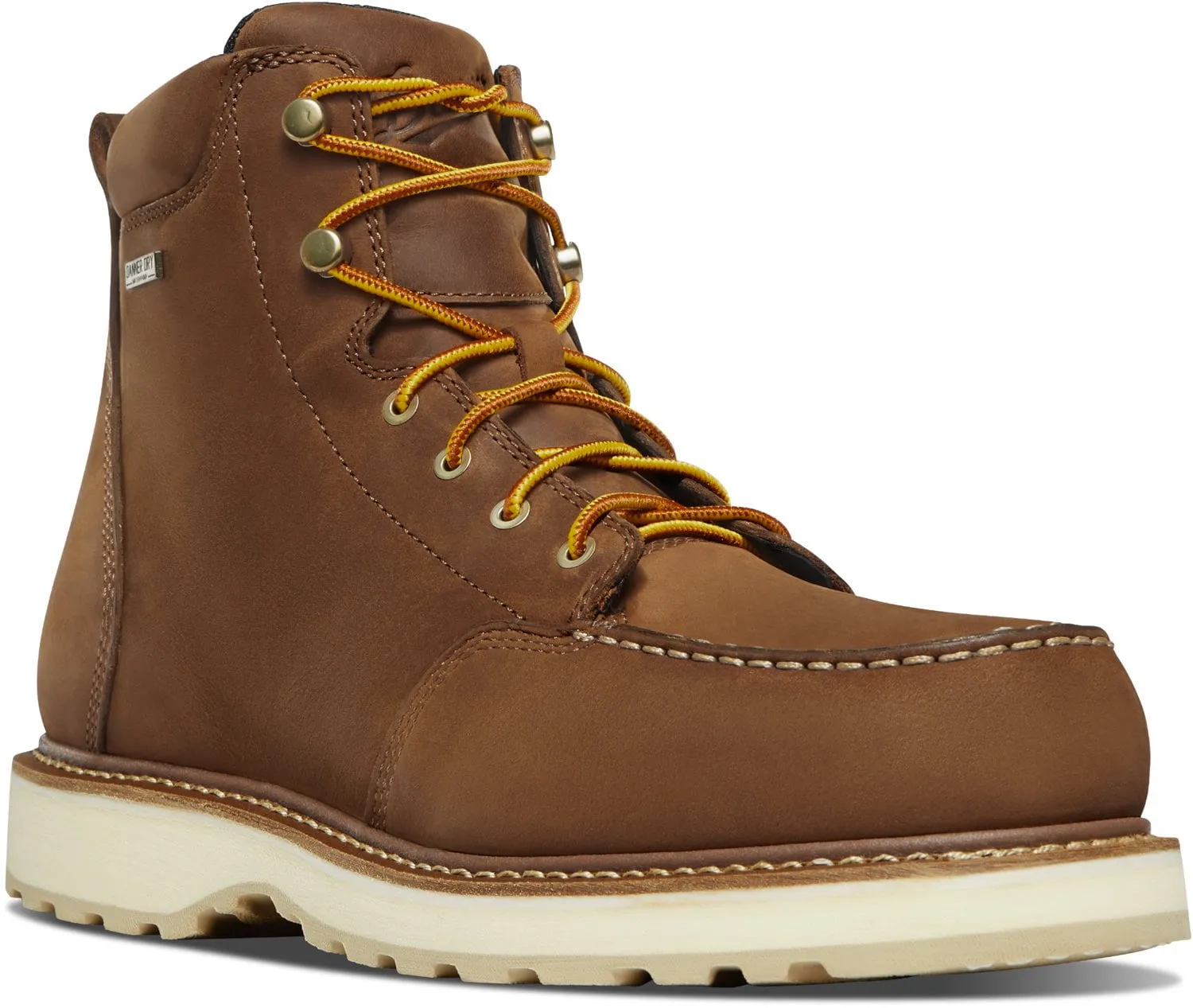 Danner Cedar River Moc Toe 6-inch Brown Leather Work Boots