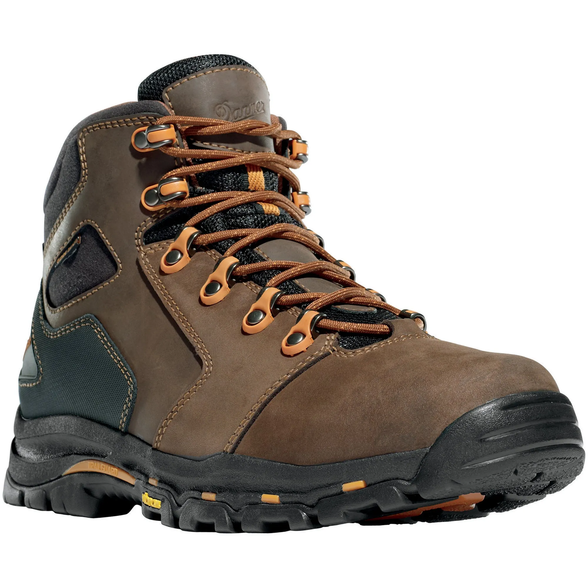 Danner Men's Brown/Orange Leather Goretex Work Boots 13858