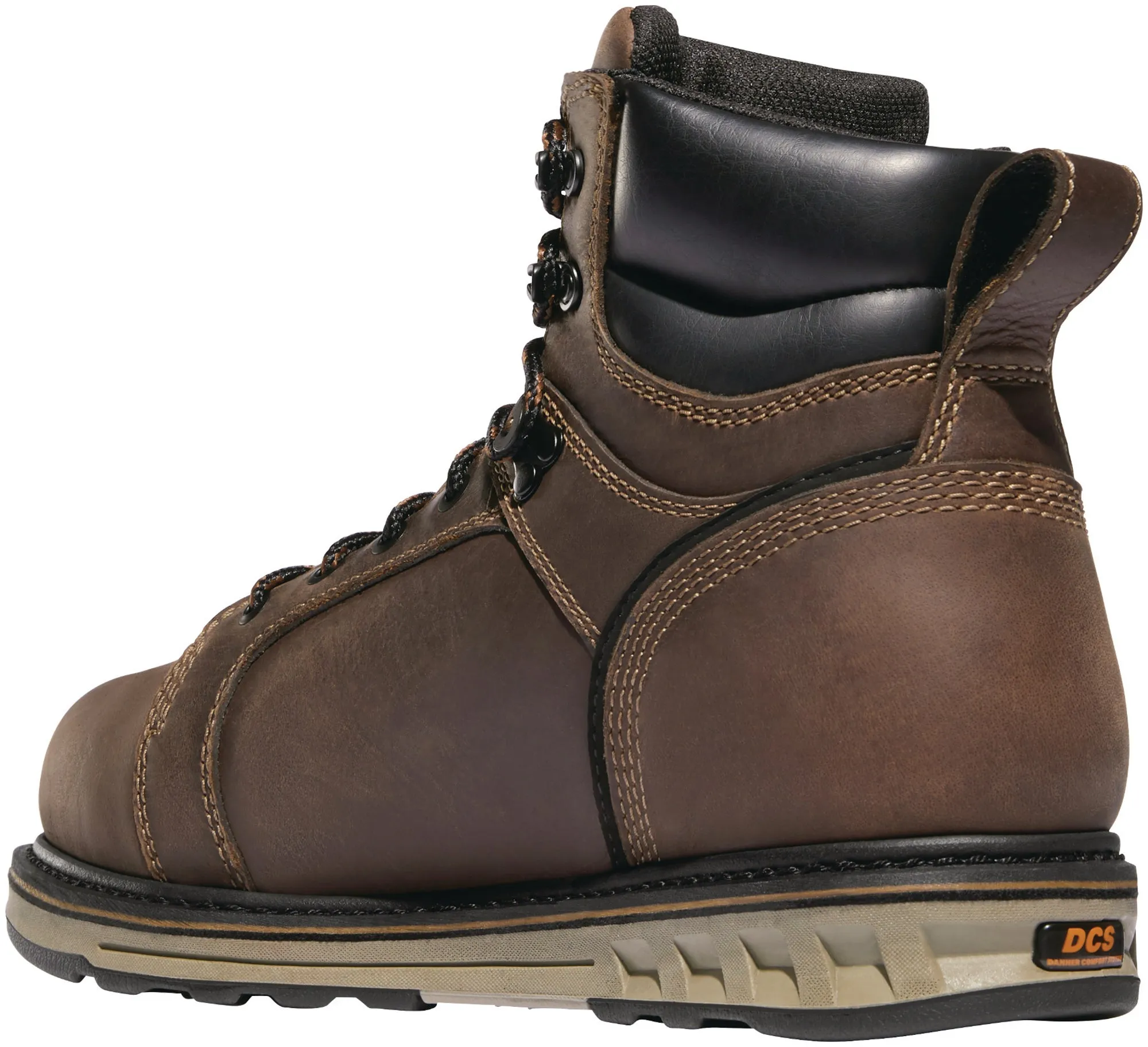 Danner Steel Yard Brown Leather Work Boots